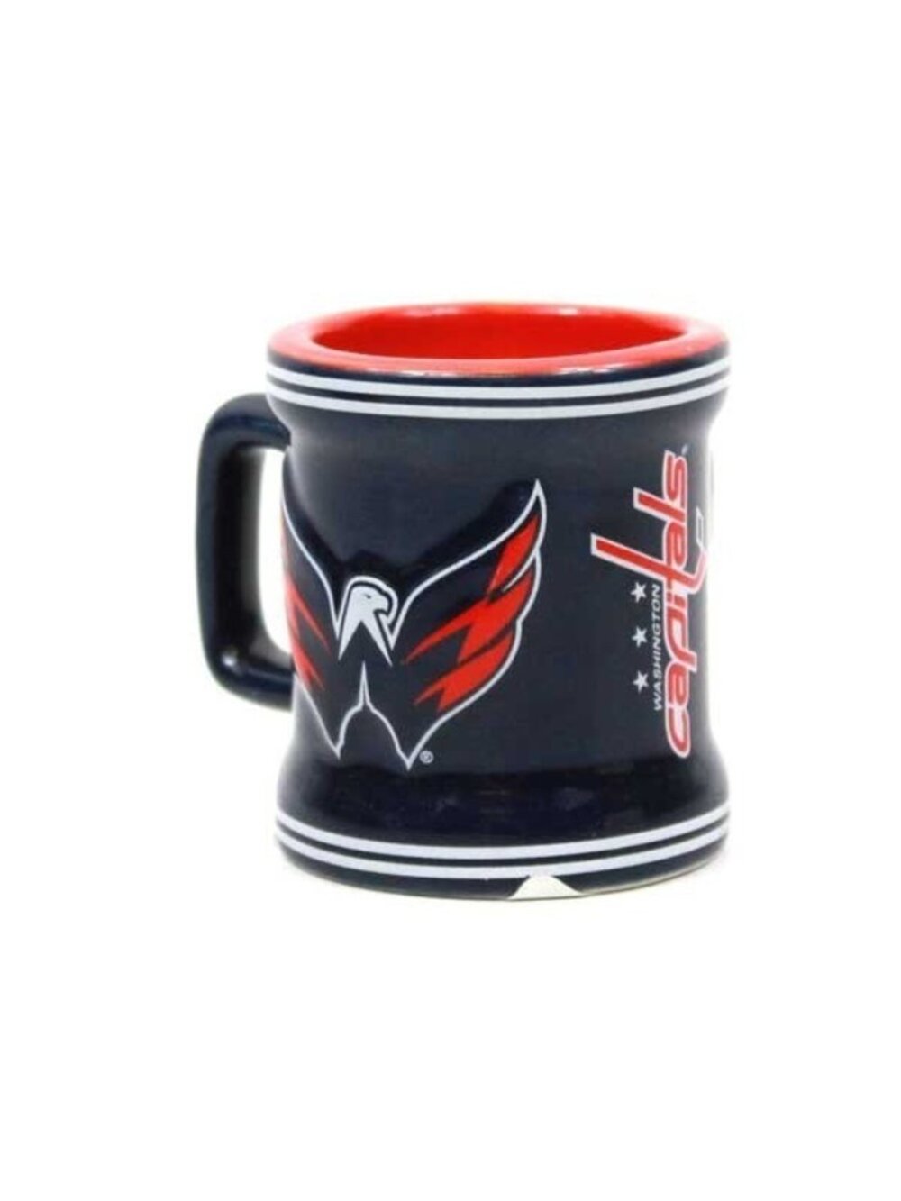 Washington Capitals Shot Glass Team Ceramic 2Oz New NHL For (1) Shot Glass